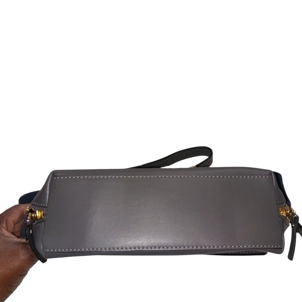Kate Spade Gray Crossbody Bag with Sophisticated Design